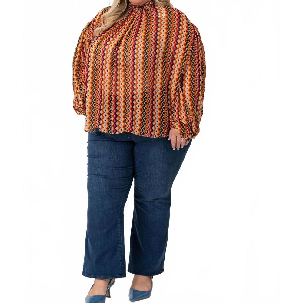 NEW VERB barbara blouse - plus size in barbara